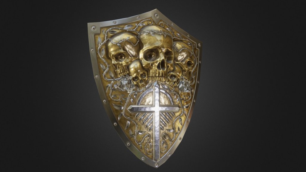 Skullshield 3d model