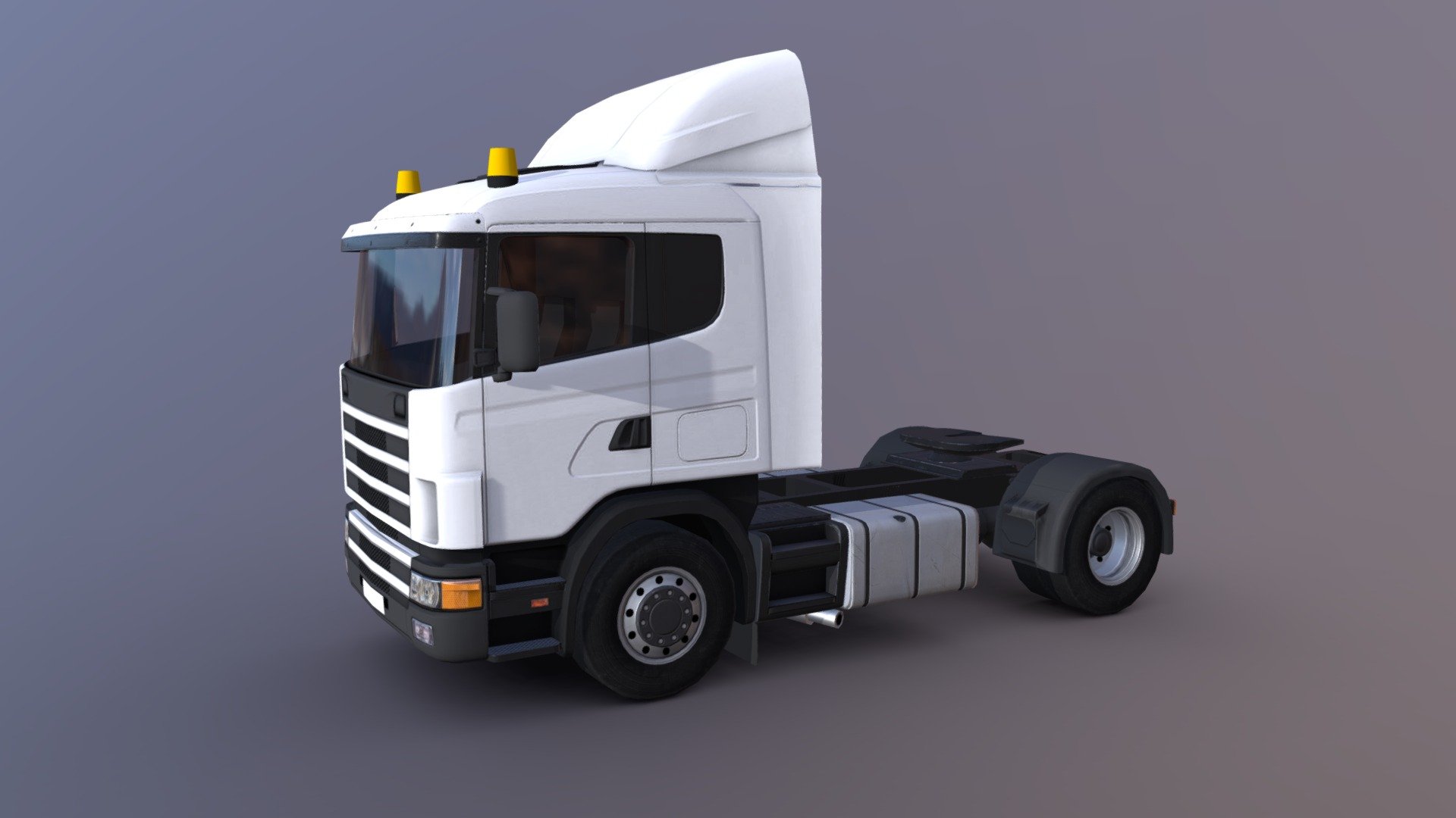 Truck #1 LowPoly 3d model