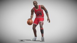 3D Rigged Michael Jordan NBA