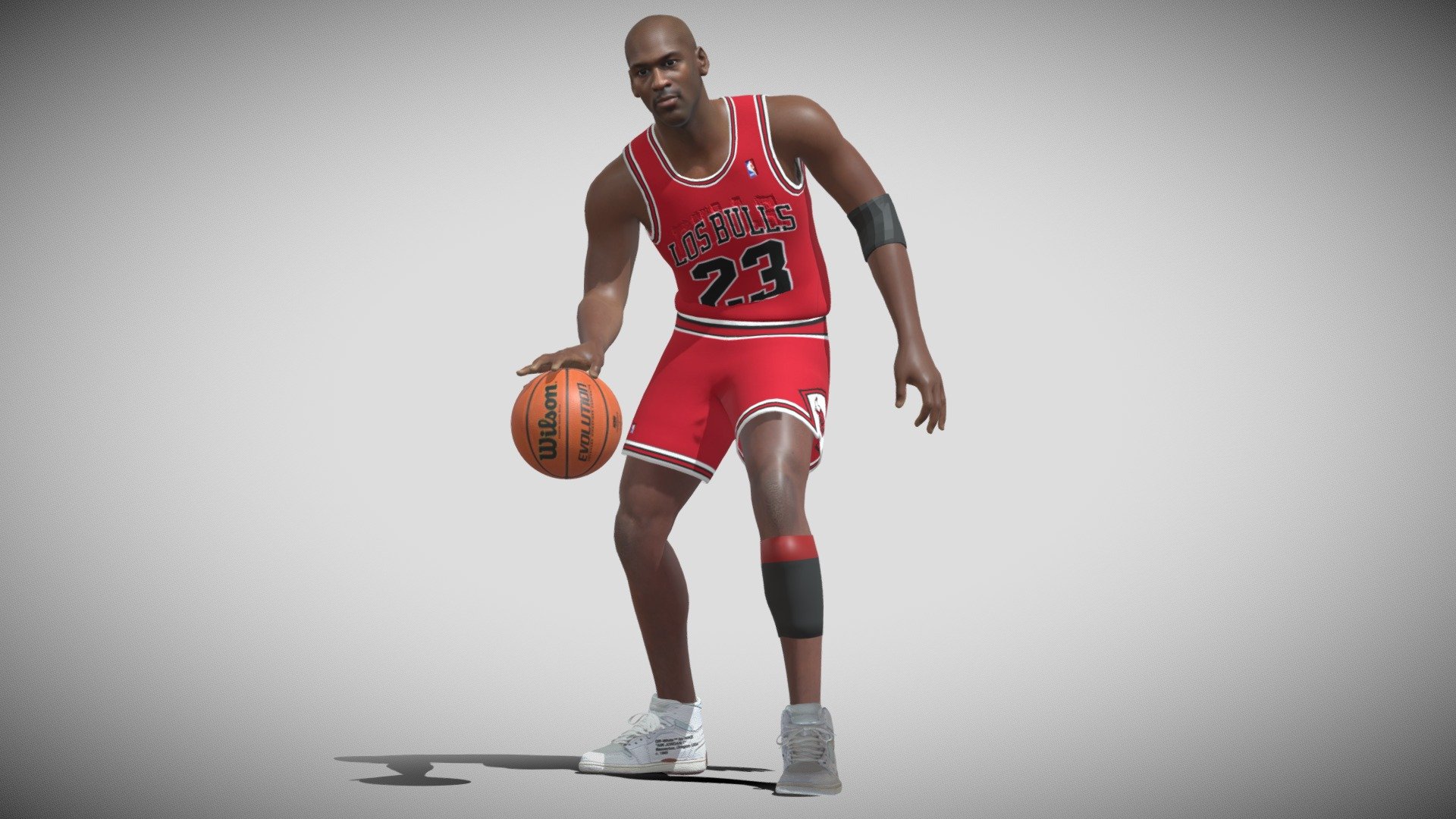 3D Rigged Michael Jordan NBA 3d model