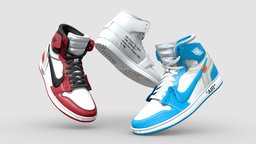 Jordan 1 Off White Triple Pack