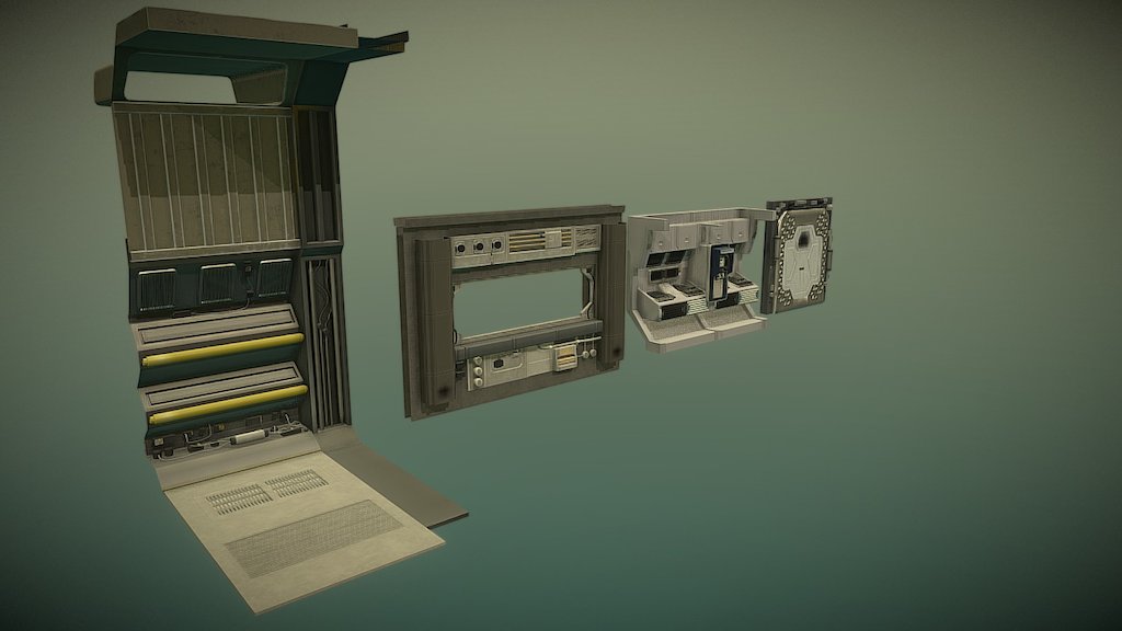 Modular Assets 3d model