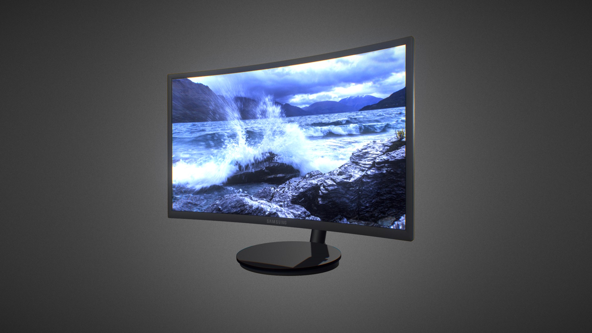 Samsung CFG70 Gaming Monitor for Element 3D 3d model