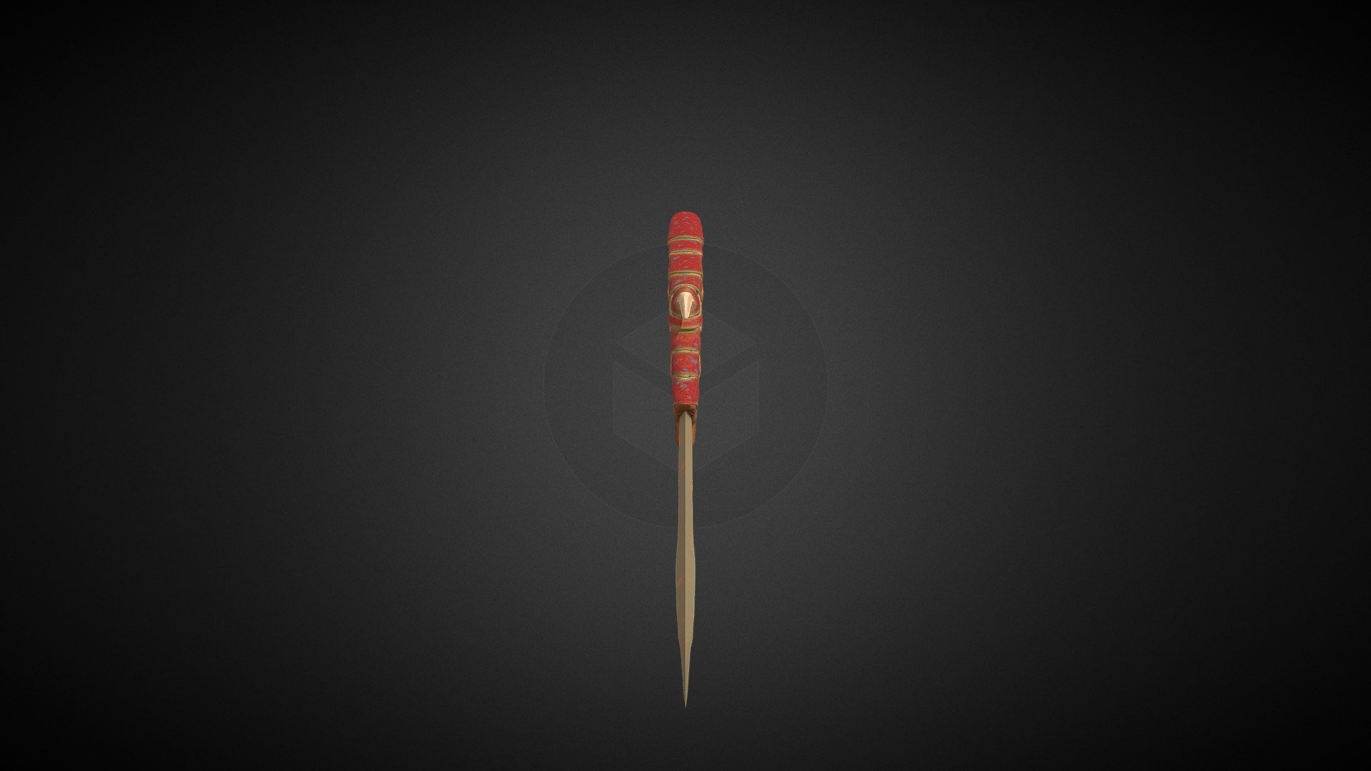 Valorant Enderflame Knife (Fan made) 3d model