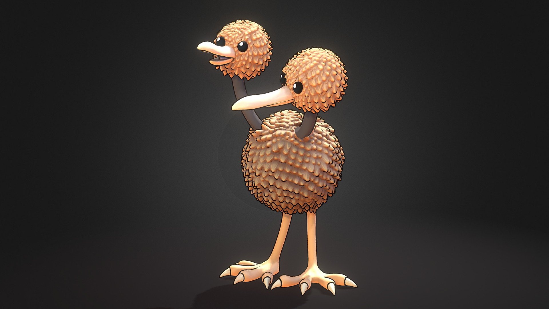 Doduo Pokemon 3d model