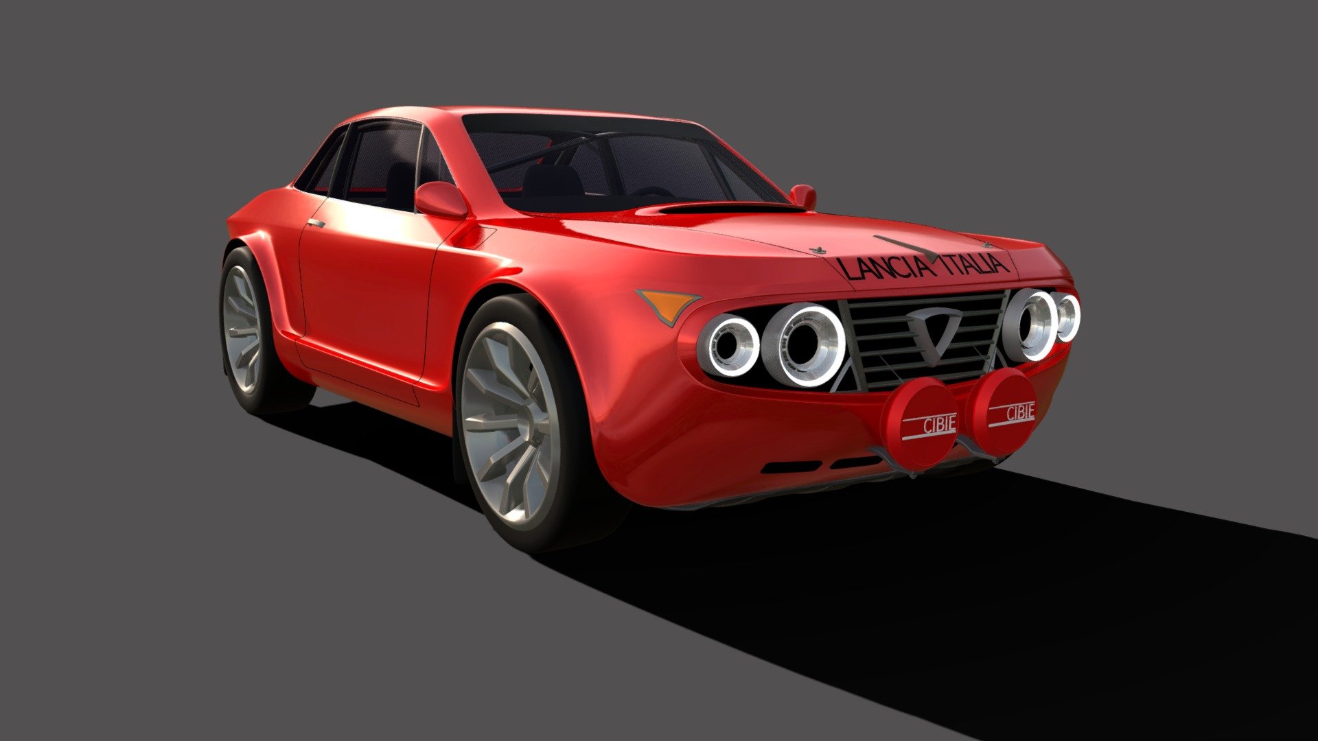 Lancia Fulvia 3d model