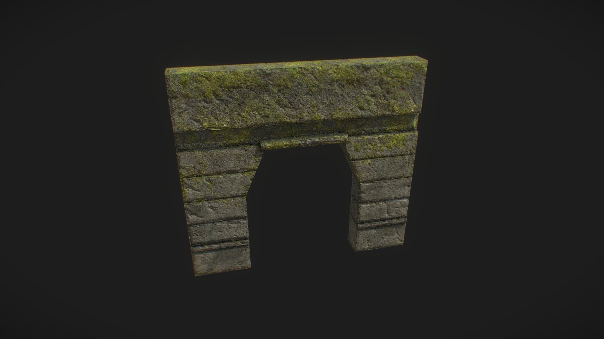 Mayan Arch Gateway 3d model