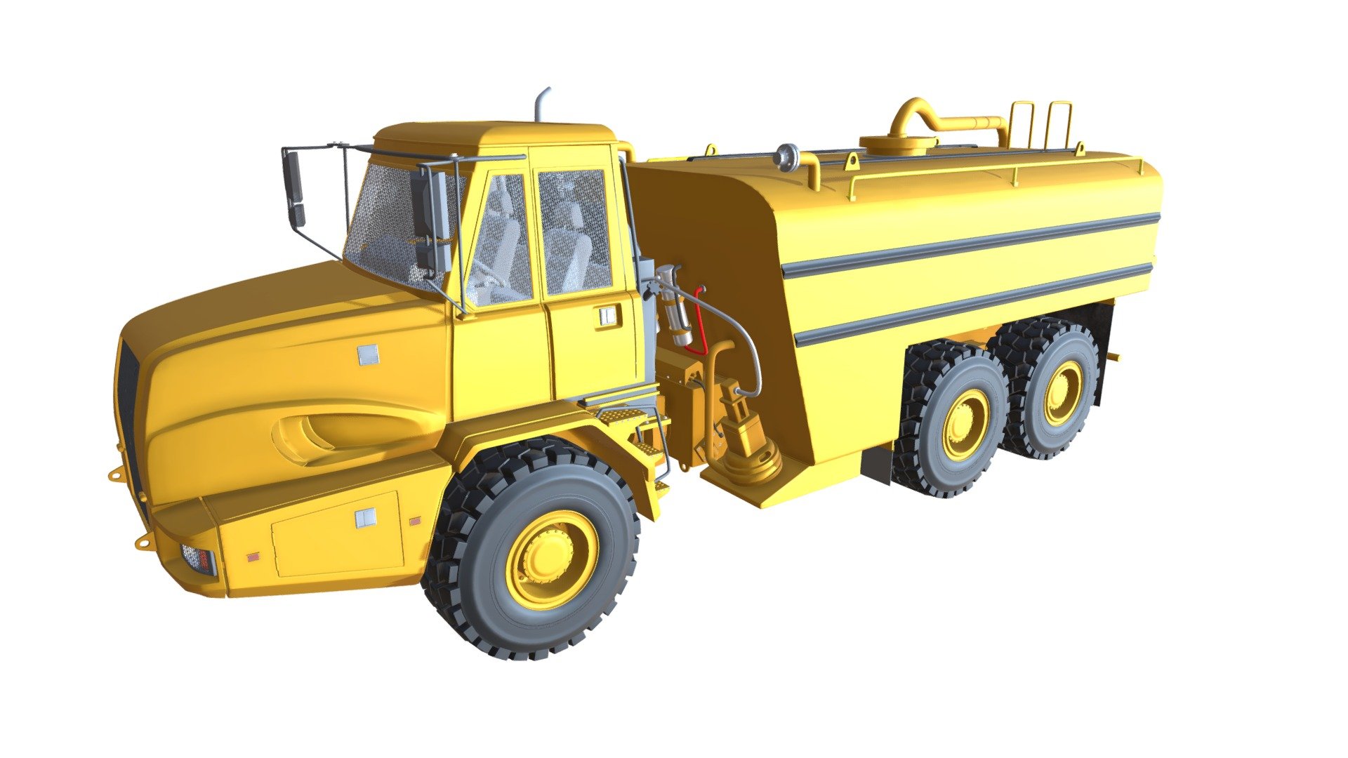 Water Wagon 3d model