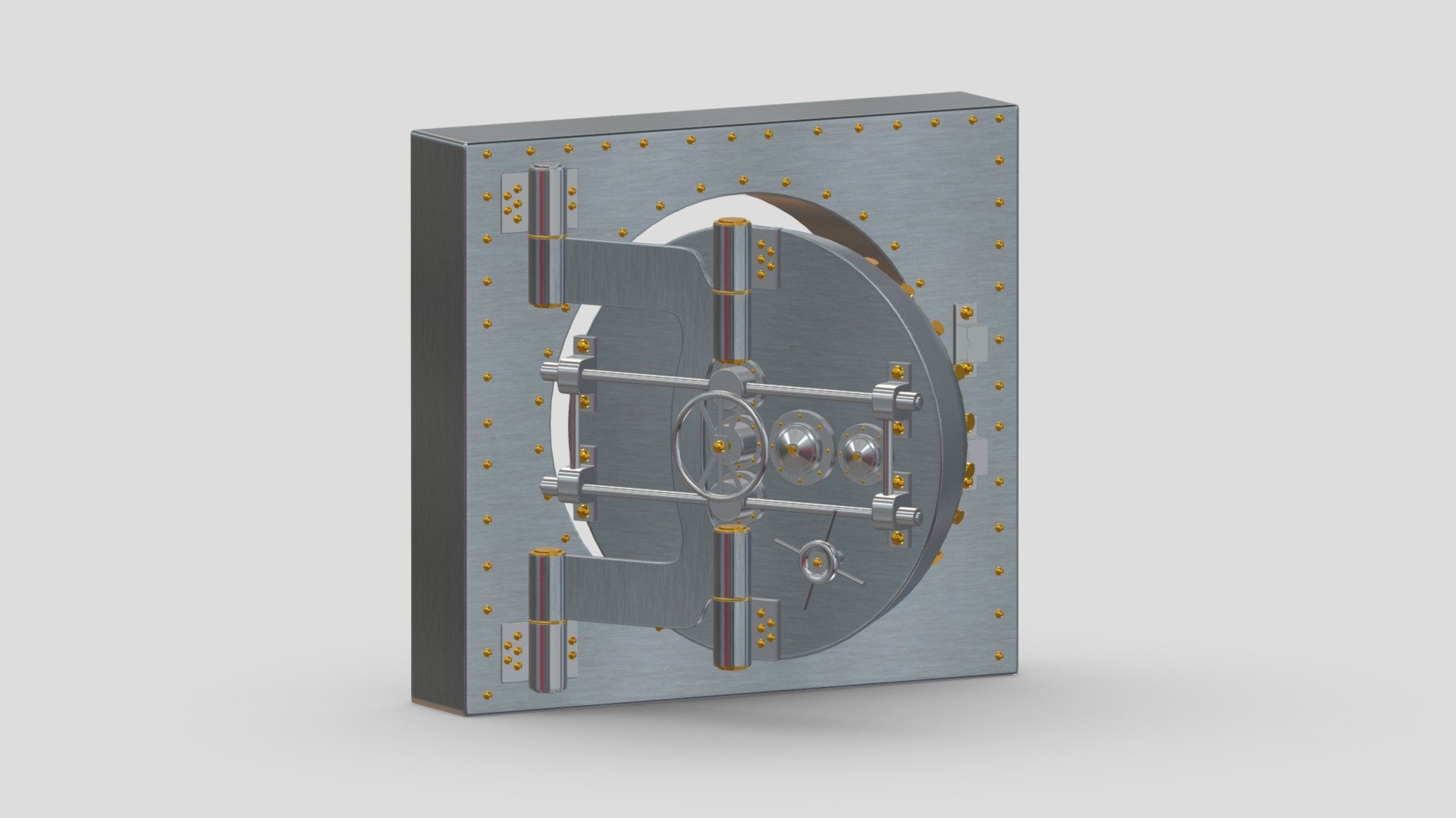 Bank Vault Door 3d model