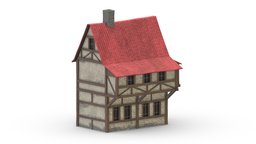 Medieval Building 05 Low Poly PBR Realistic