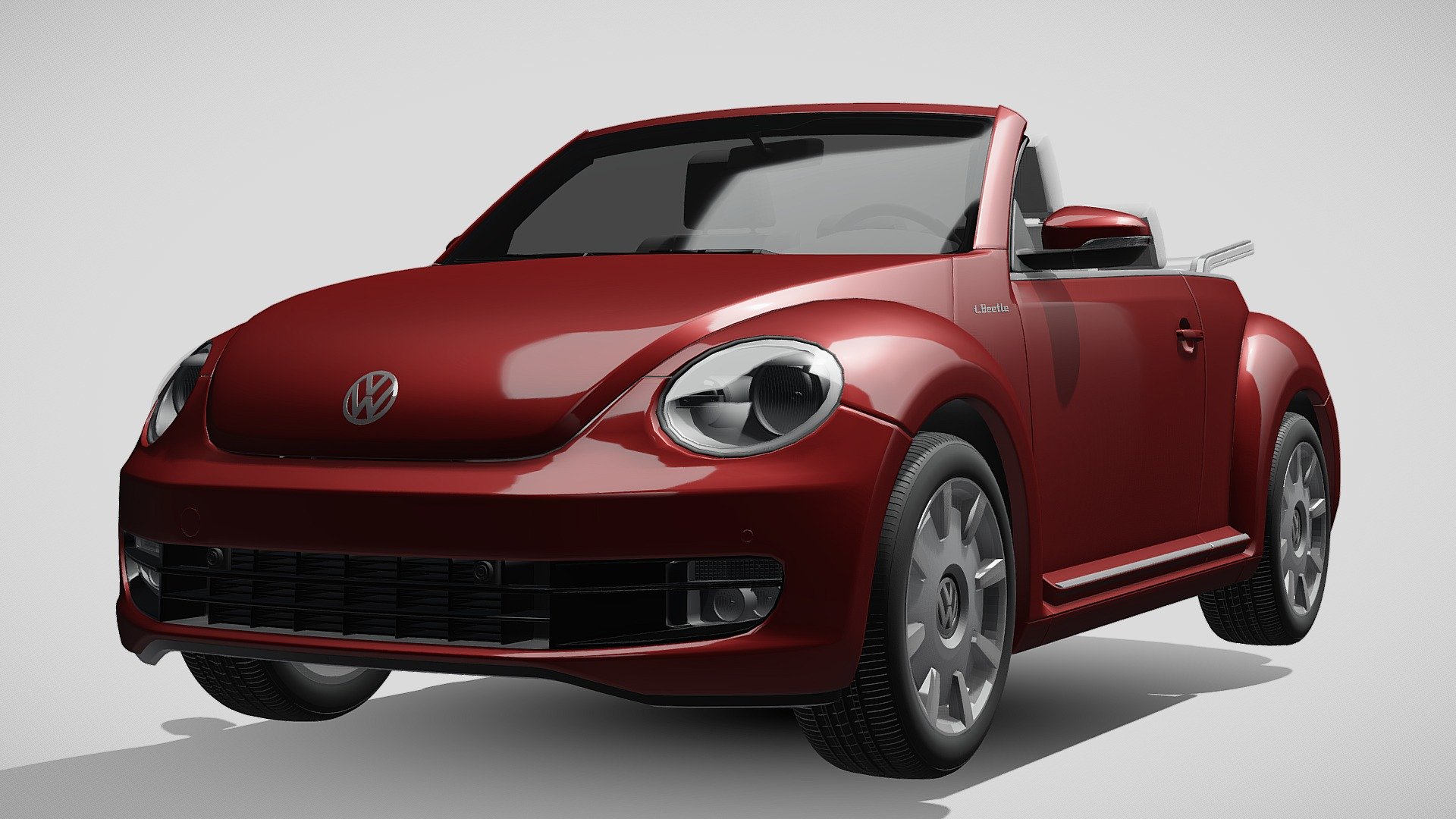 VW I  Beetle  Cabrio 2015 3d model