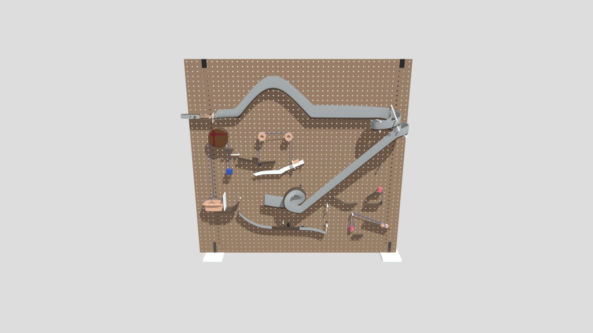 Rube Goldberg Machine for Physics 12U 3d model