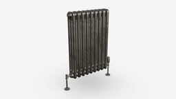 Horizontal column bare radiator 03