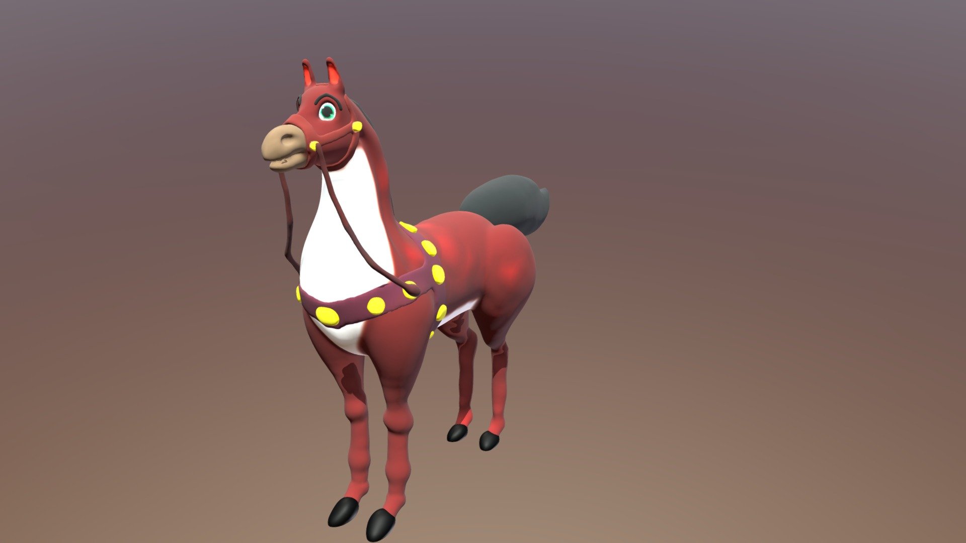 Horse Style Disney 3d model