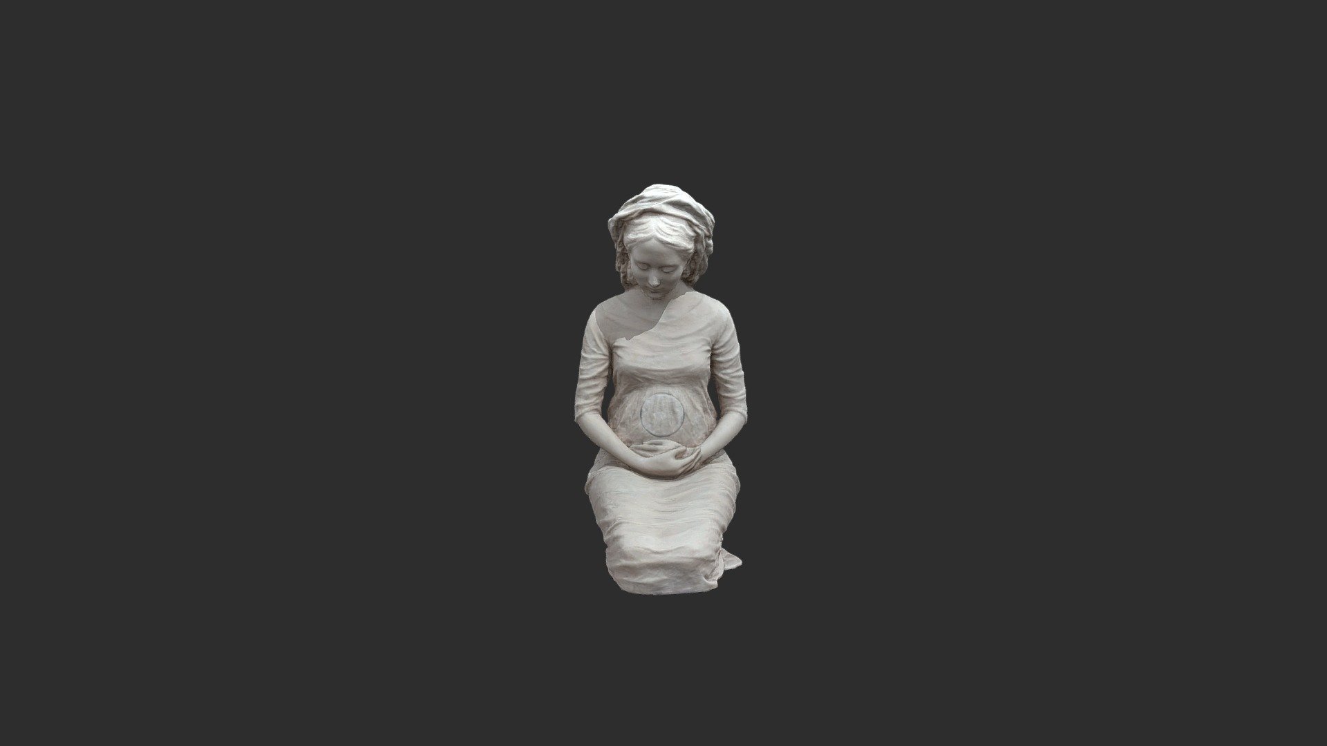 Virgen de Hakuna 3d model