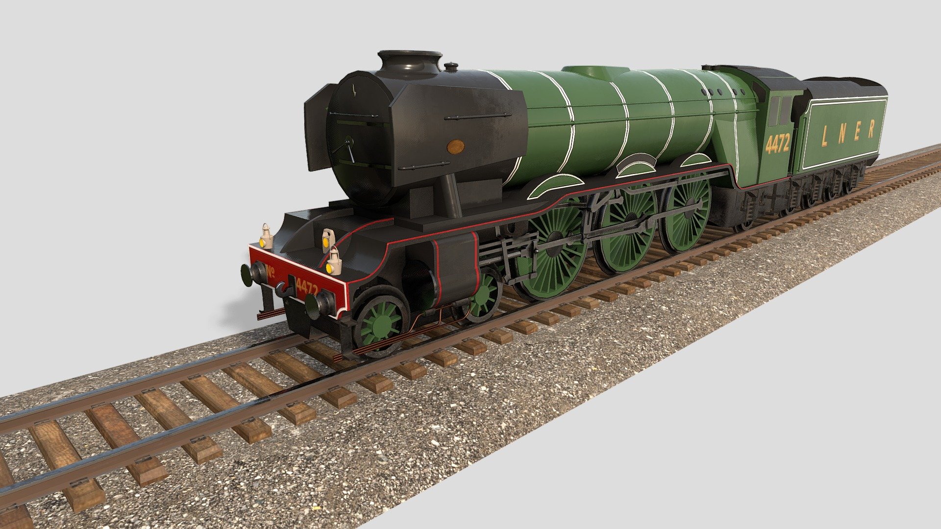 Flying Scotsman 3d model