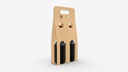 Beer bottle cardboard carrier 02