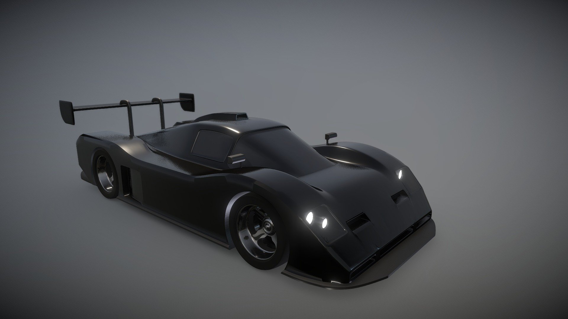 Le Mans Race Car 3d model