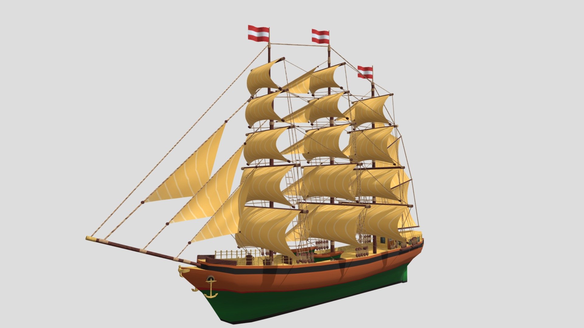 Boat 17 3d model