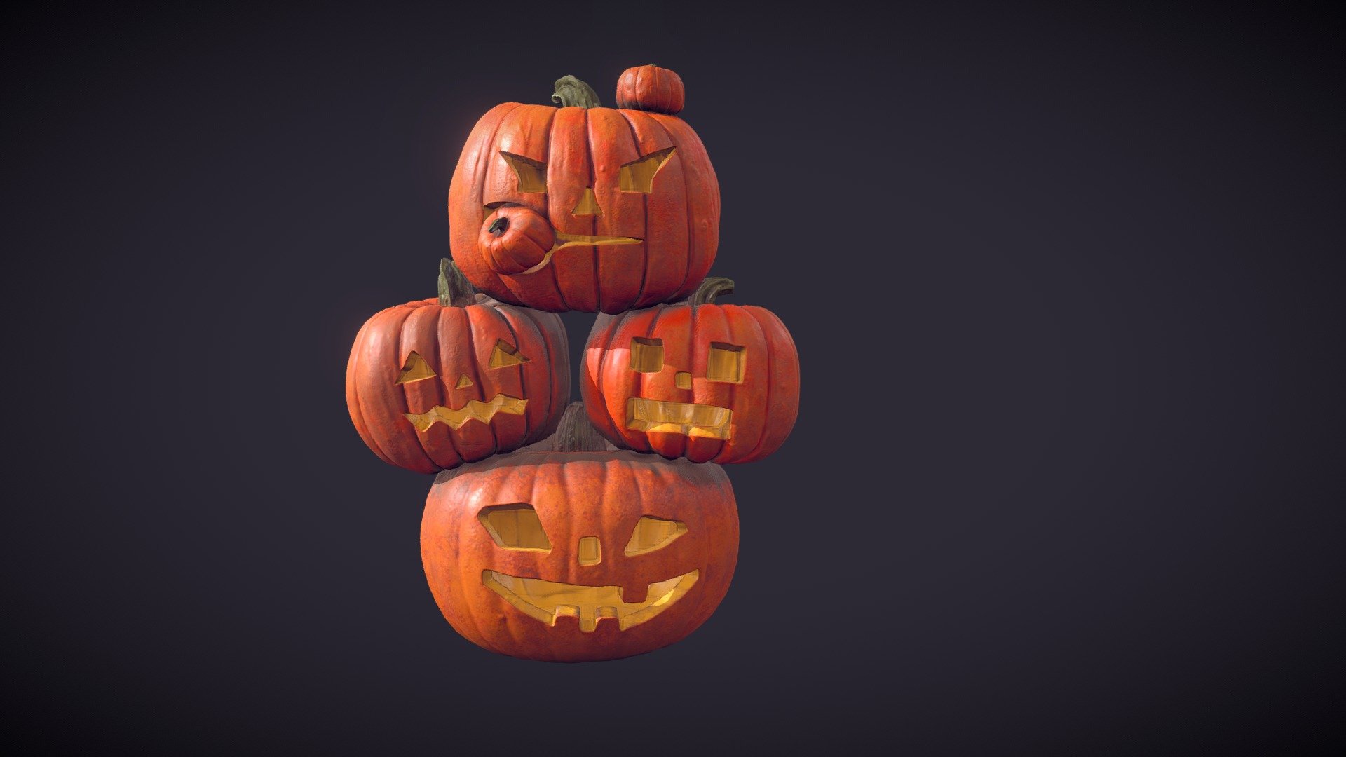 Pumpkins 3d model