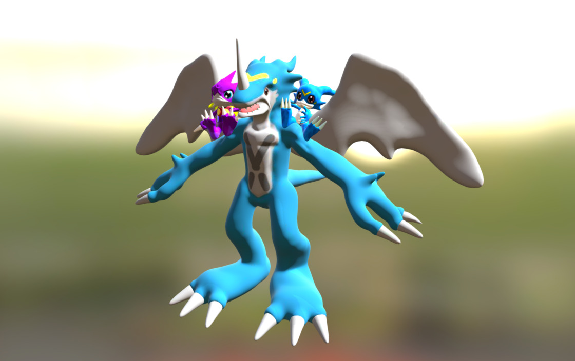 Digimon Character 3d model