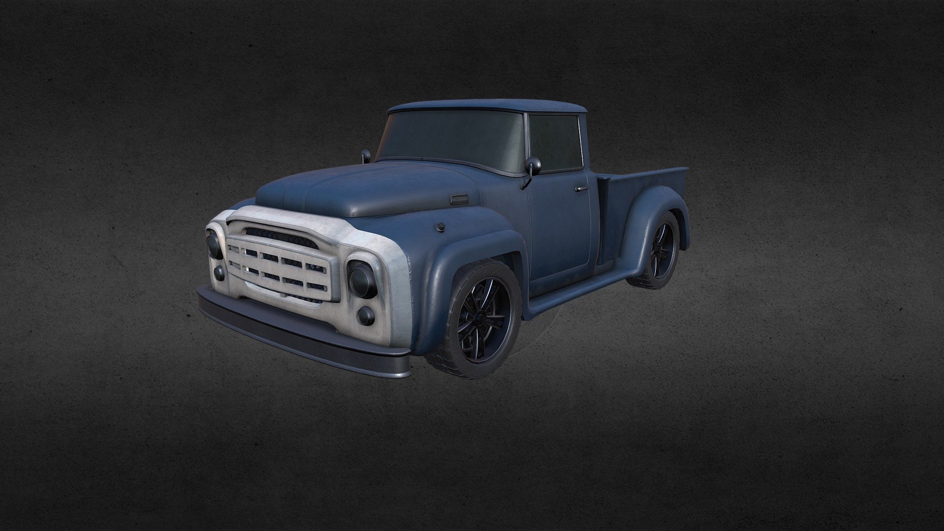 Zil 130. Pickup. 3d model