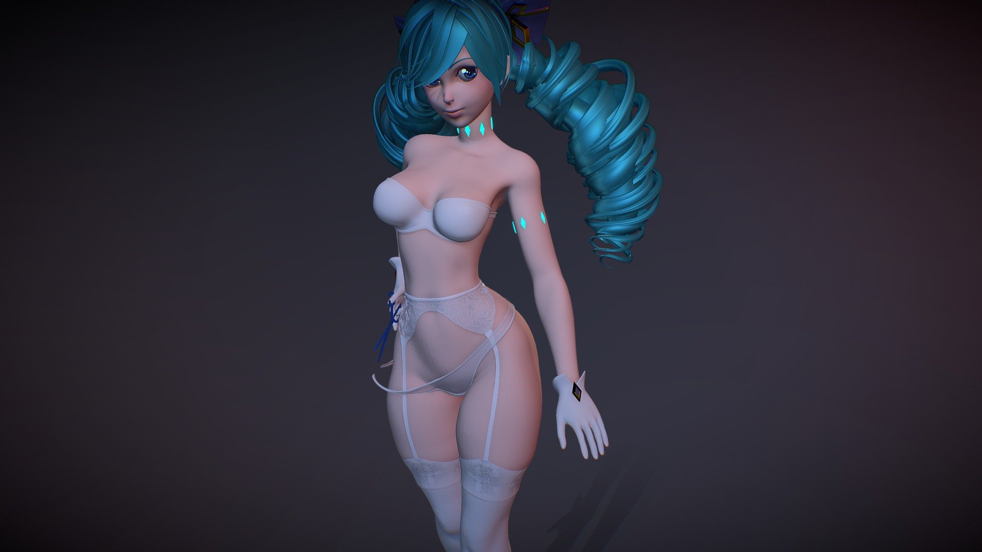 Gwen- League of Legends 3d model