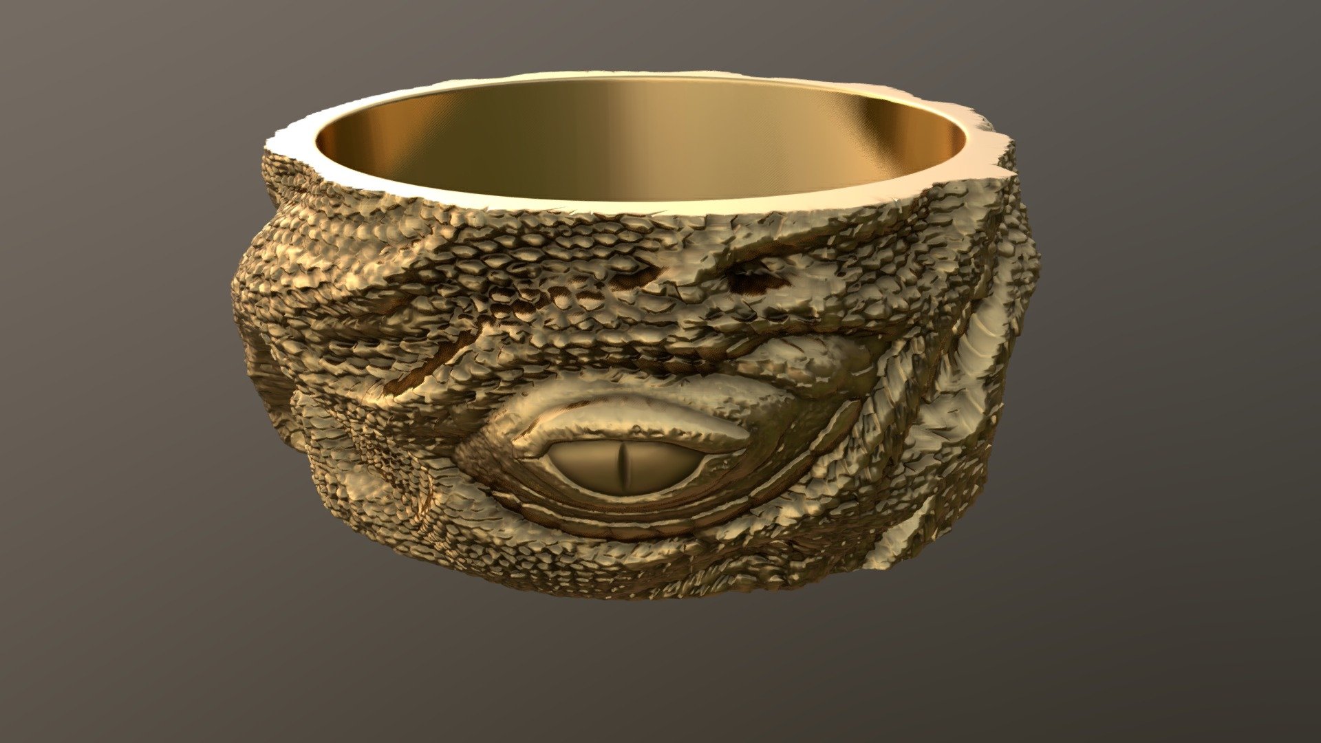 Lizard Ring 3d model