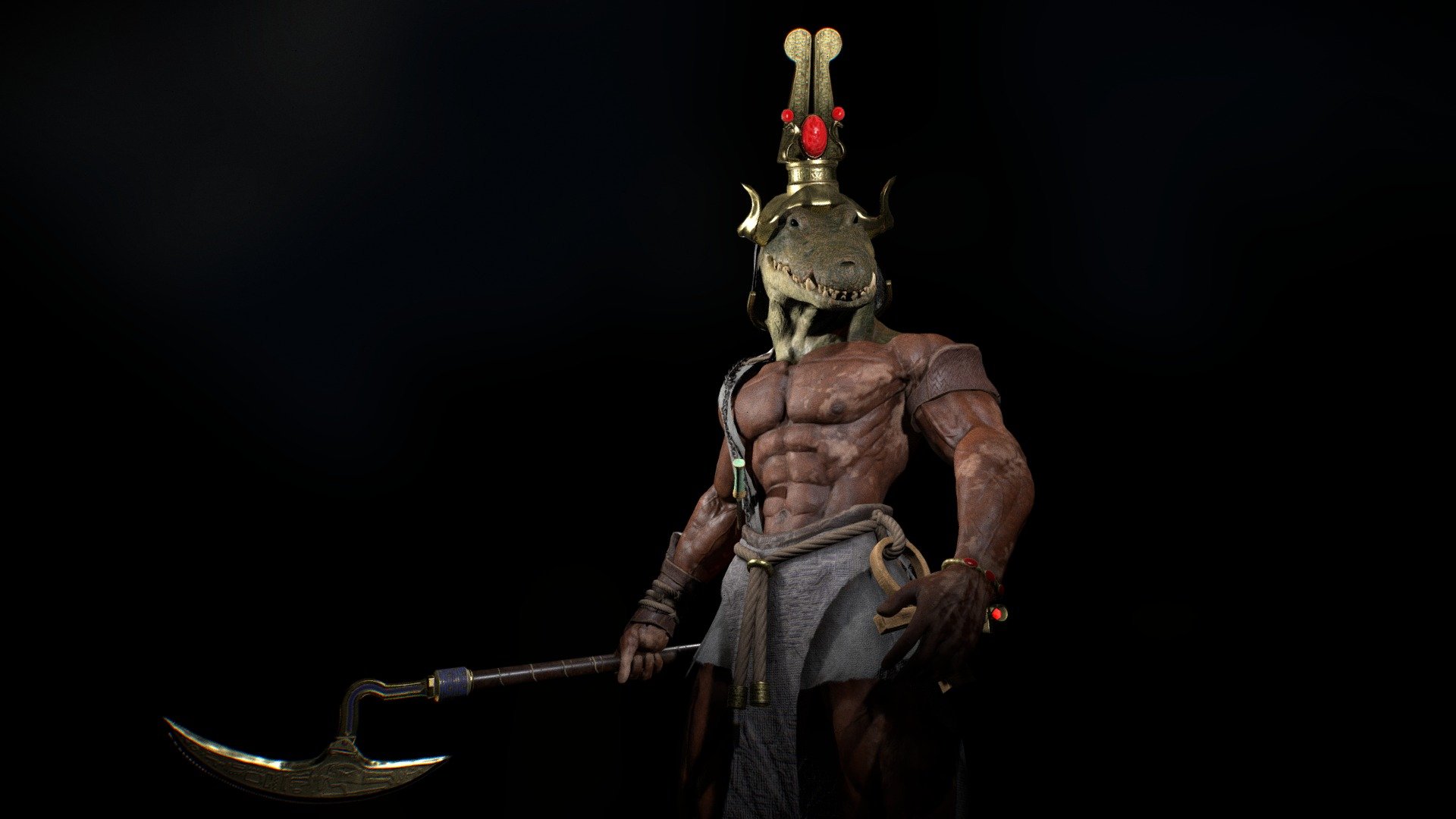 SOBEK CREATOR OF THE NILE 3d model