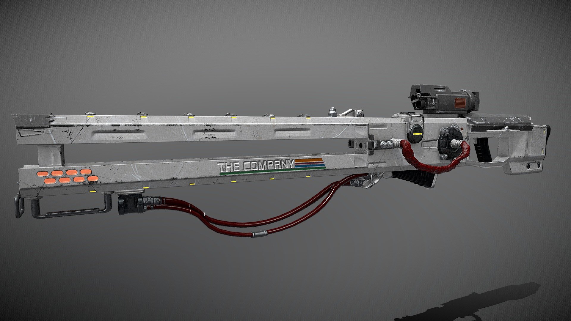 Unfortunate Spacemen Rail Gun 3d model