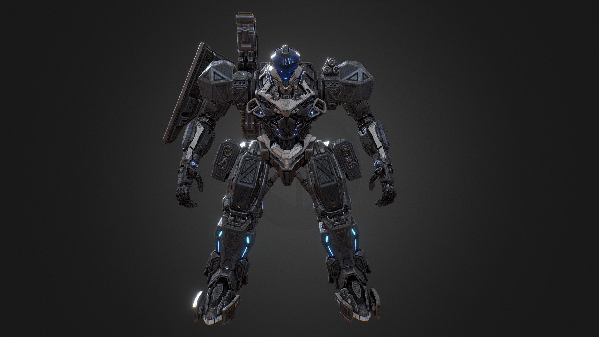 USFF Archangel MK2 3d model