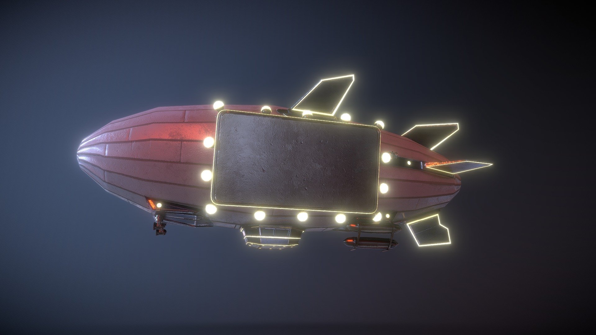 Blimp 3d model