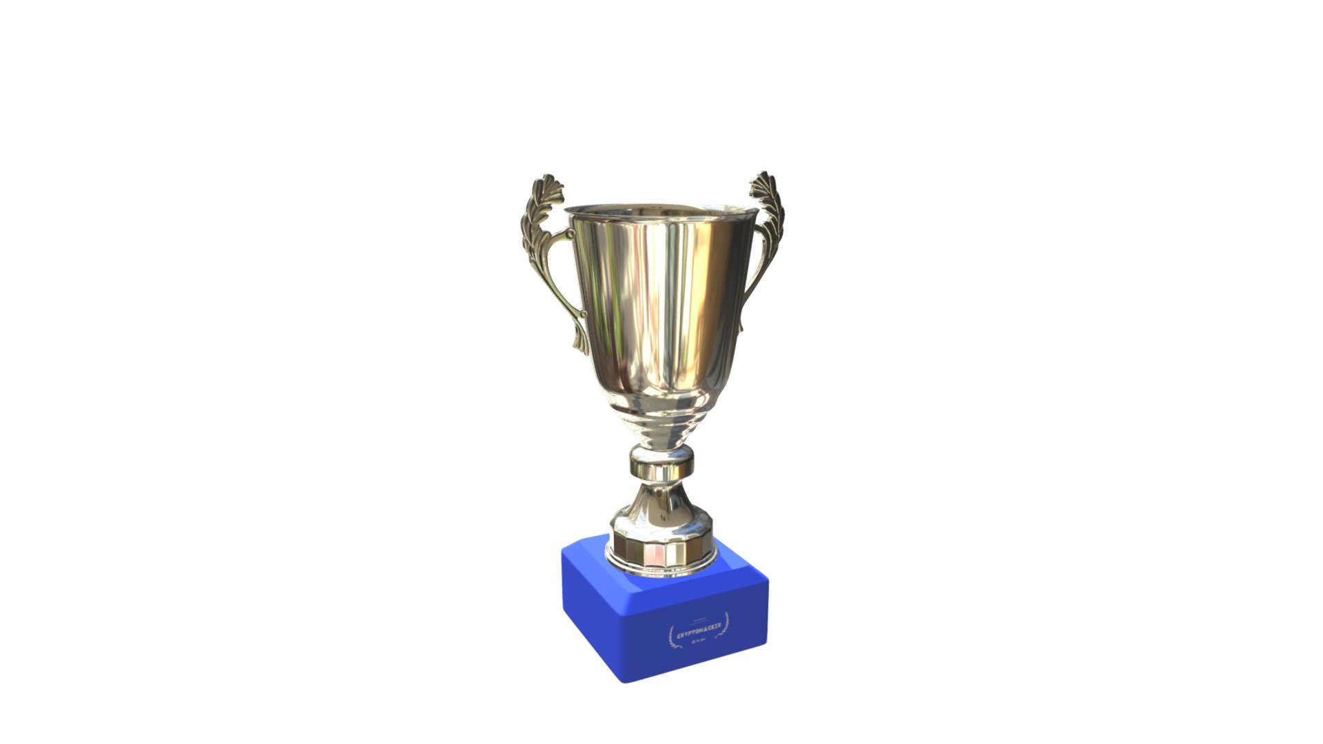 CryptoHackers Trophy 3d model