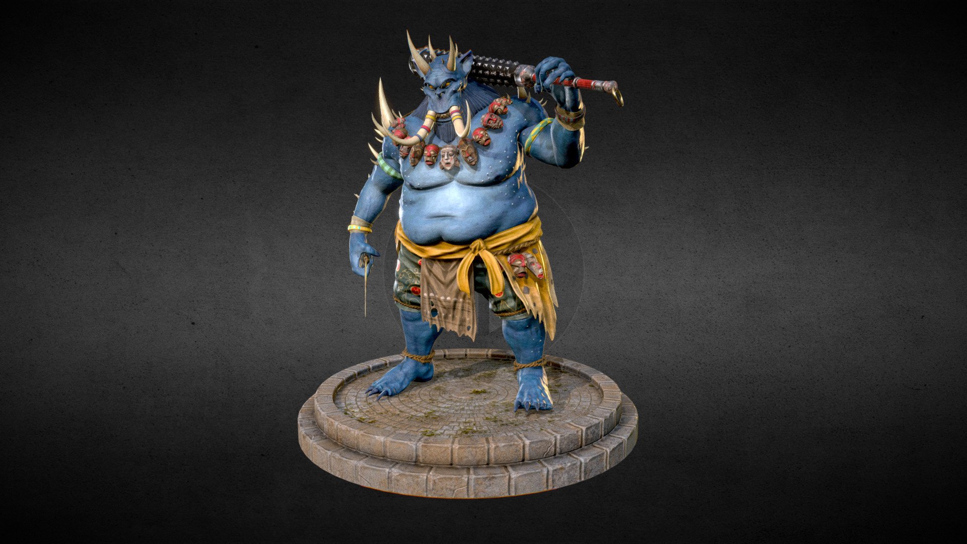 The Oni 3d model