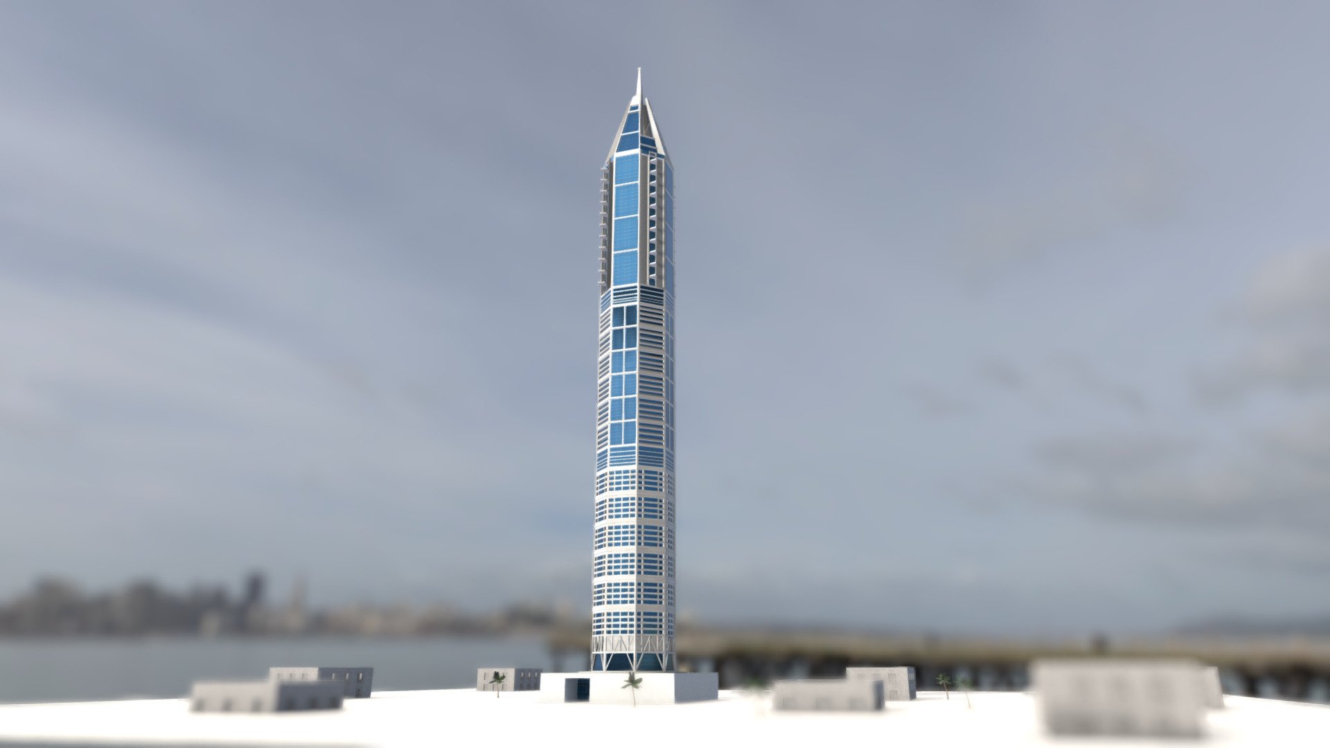 23 Marina Tower 3d model