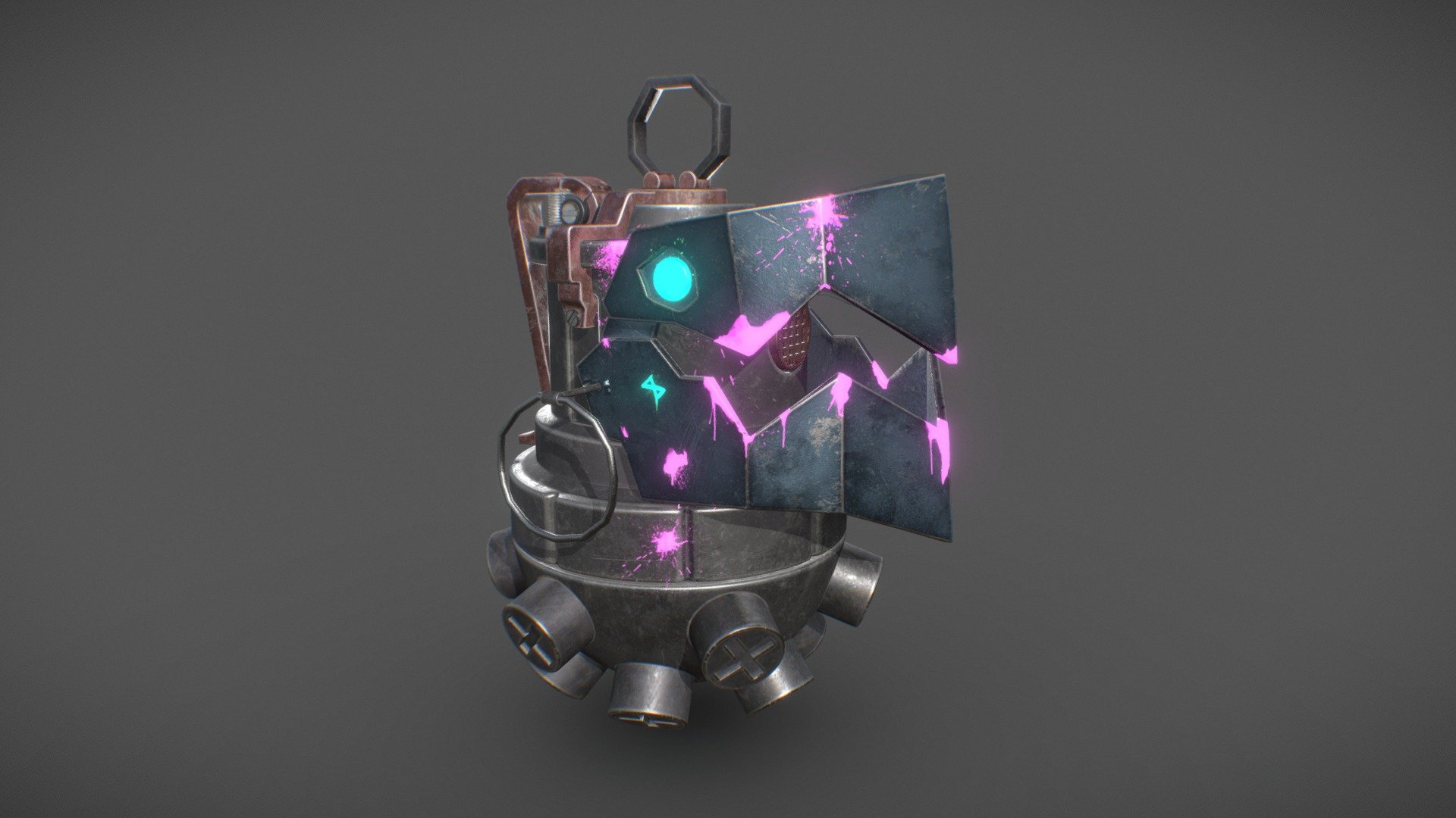 Jinx grenade Arcane 3d model