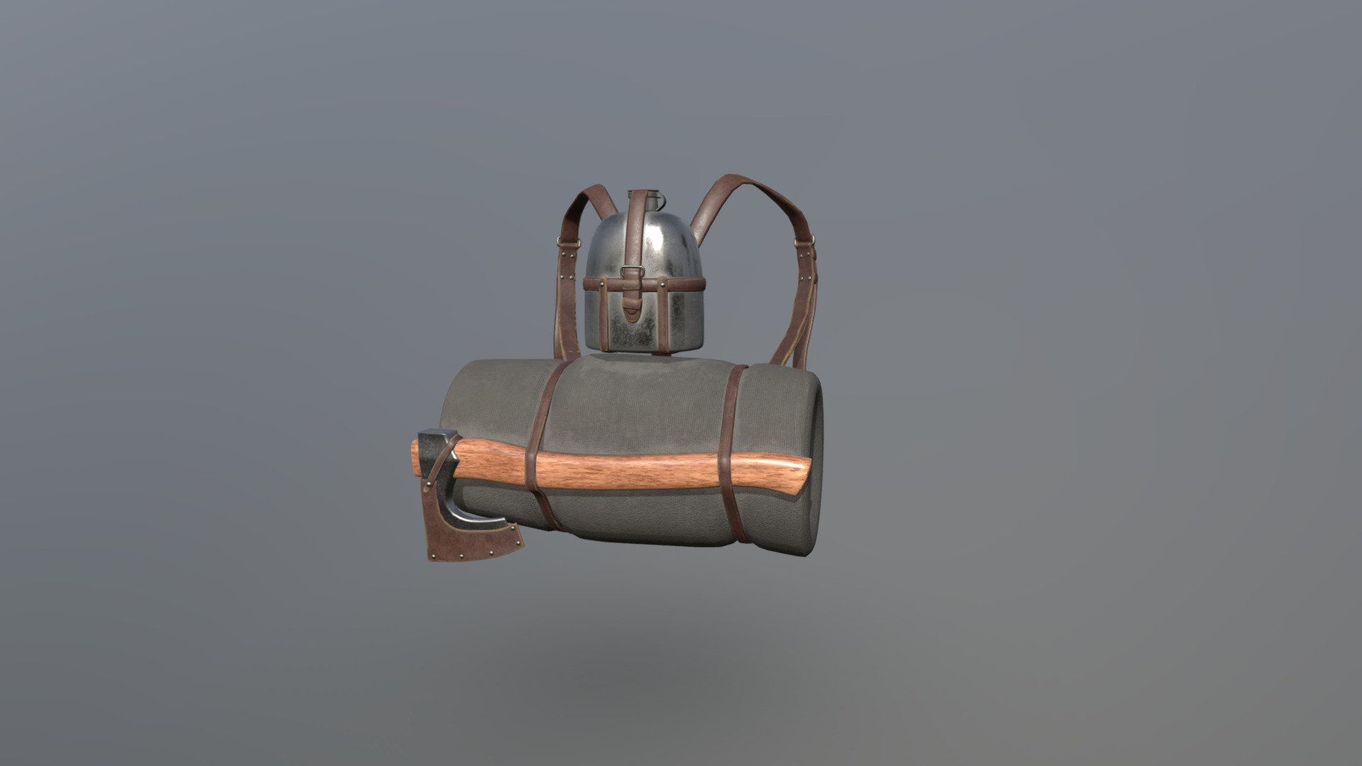 Survival Pack Variant 1 3d model