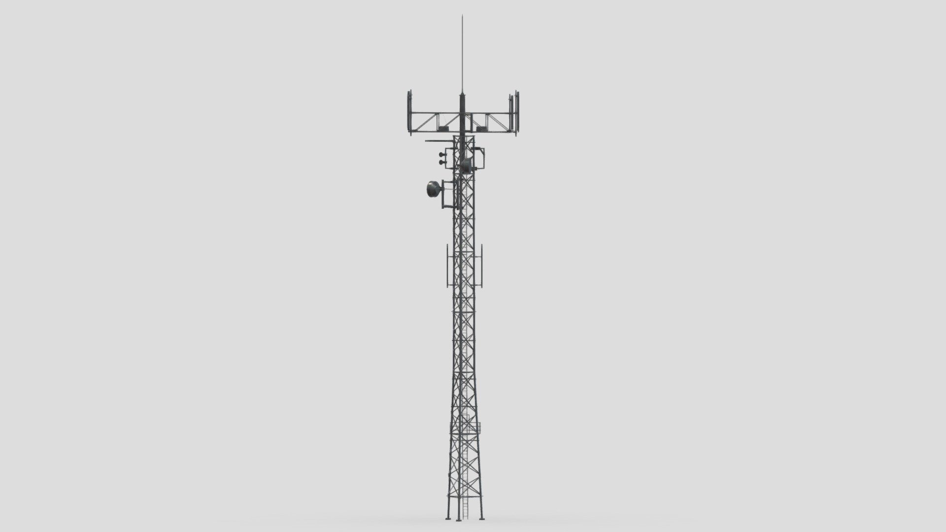 Telecommunication Tower 05 3d model