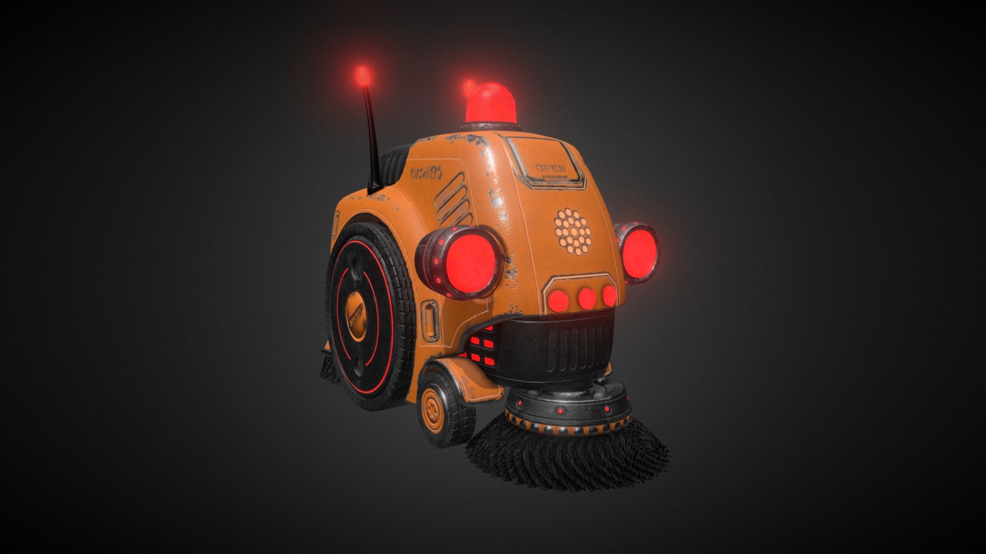 Clean Mashine Sci Fi 3d model