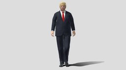 3D Rigged Donald Trump