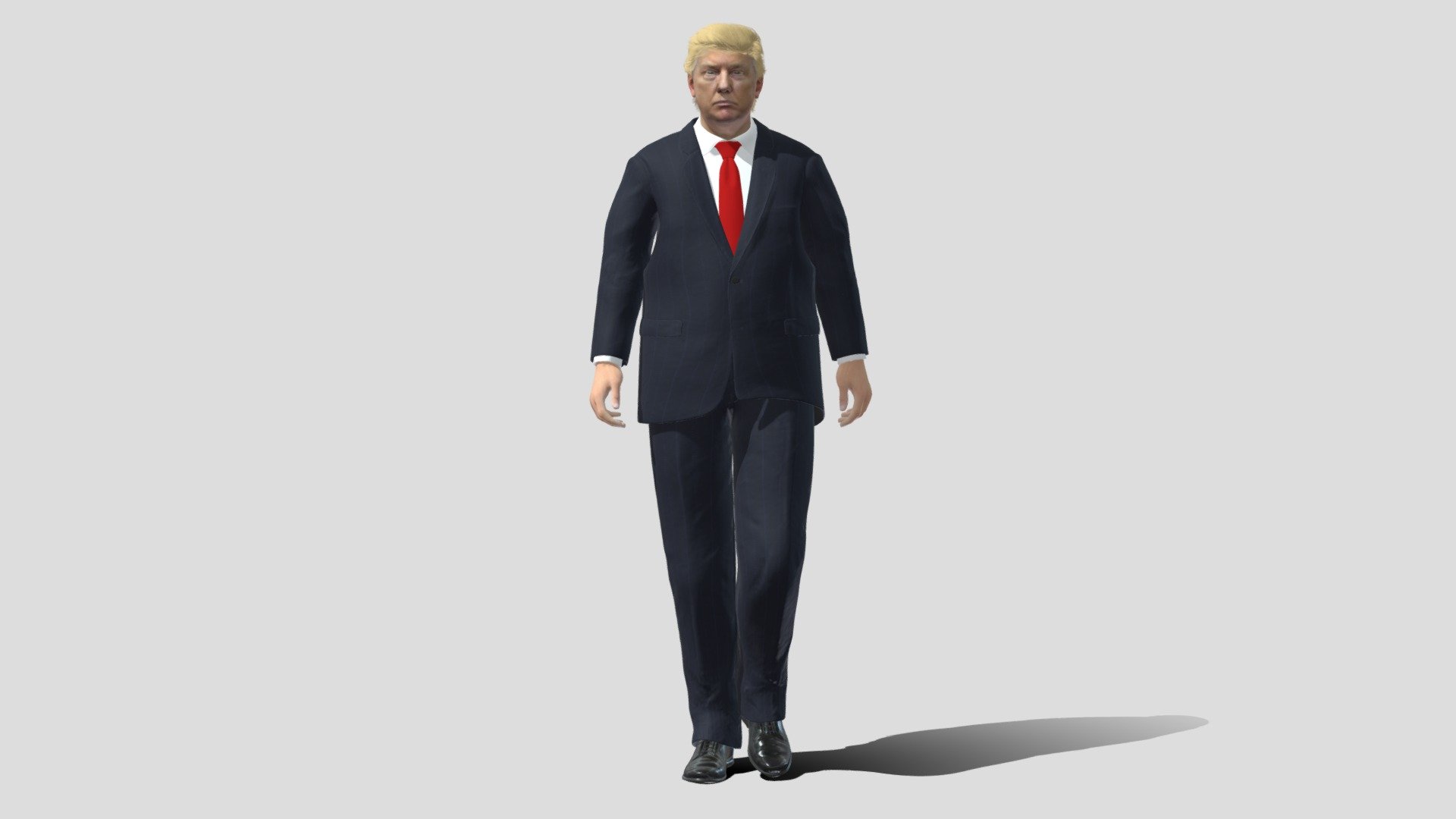 3D Rigged Donald Trump 3d model