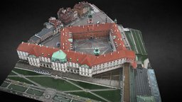 oldtown castle cityblock Dji Mavic 3 photoscan