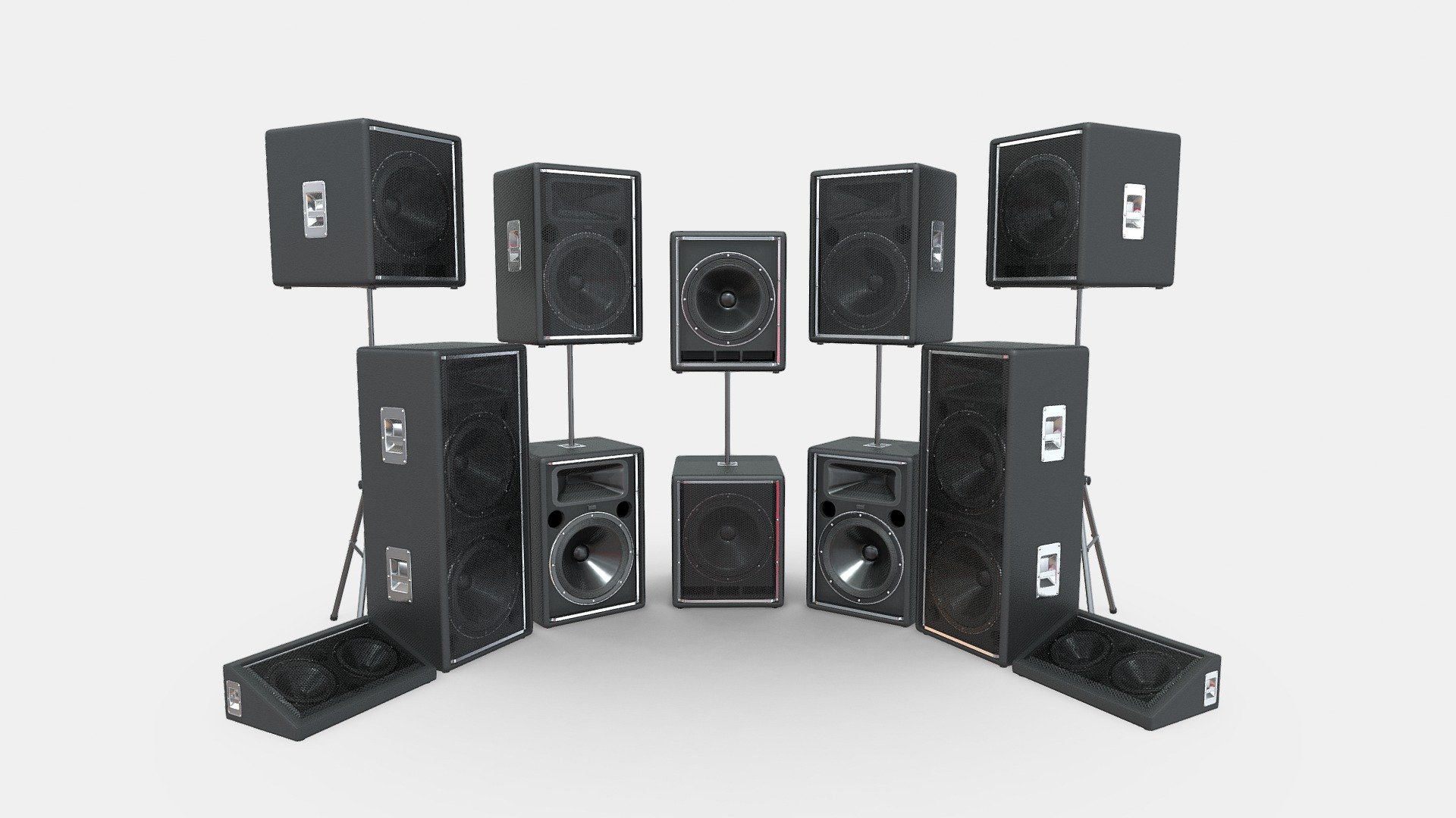 Loudspeakers 3d model