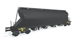 Railroad Silo Tank Train Car