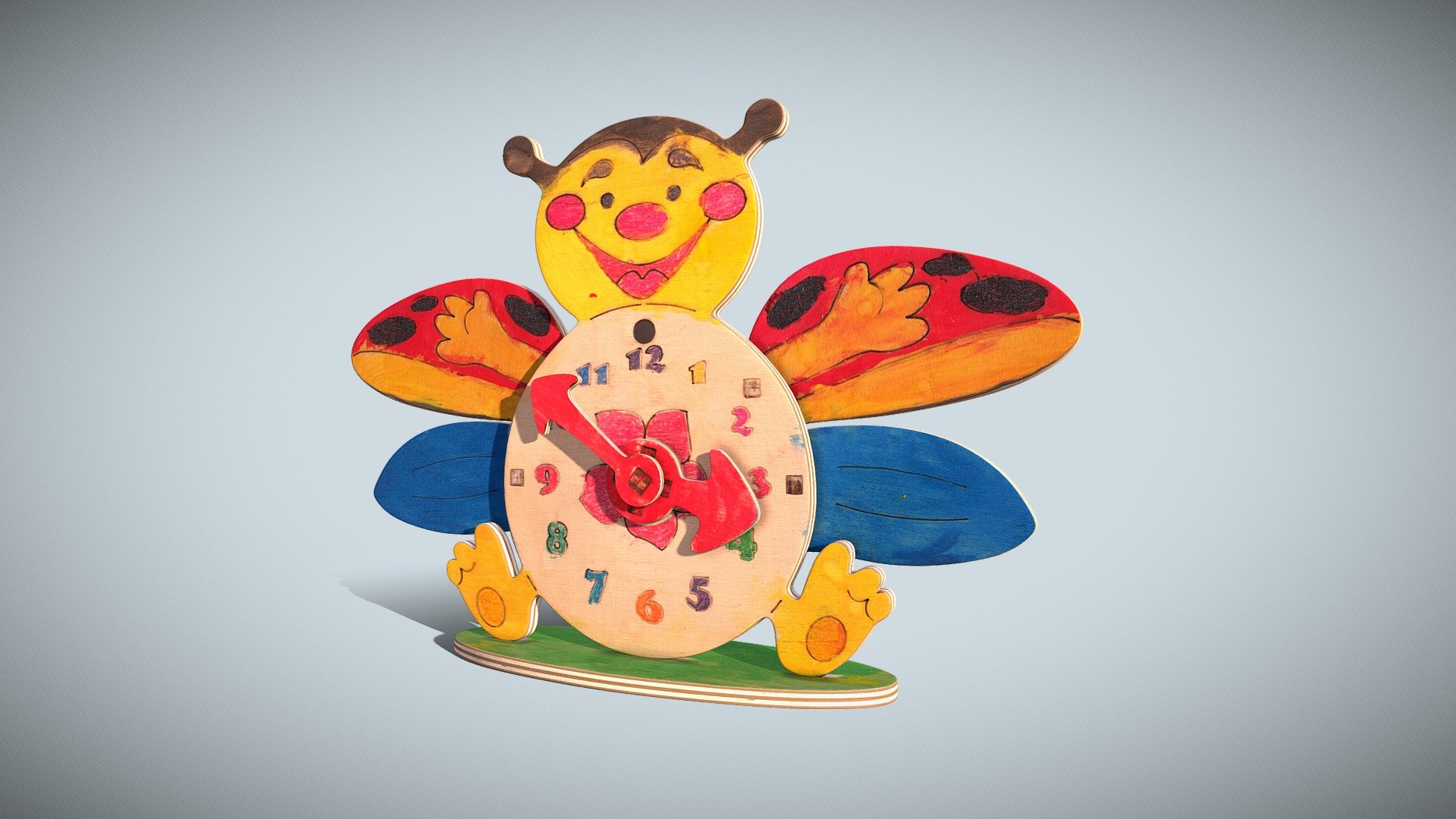 Toy Clock 3d model