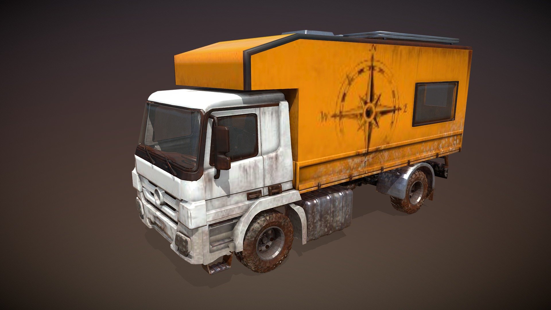 Camper Truck 3d model