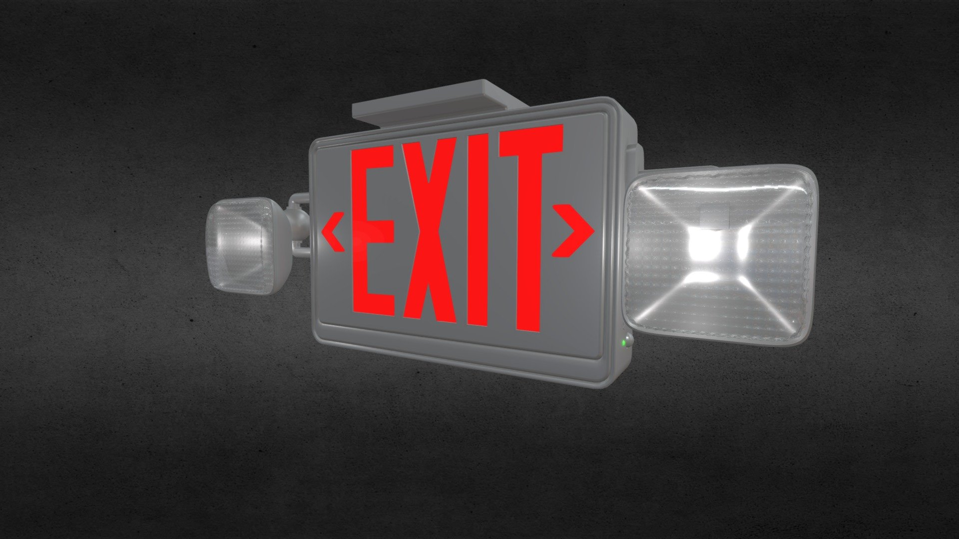 Exit Sign 3d model