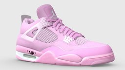 Jordan 4 Off White Pink