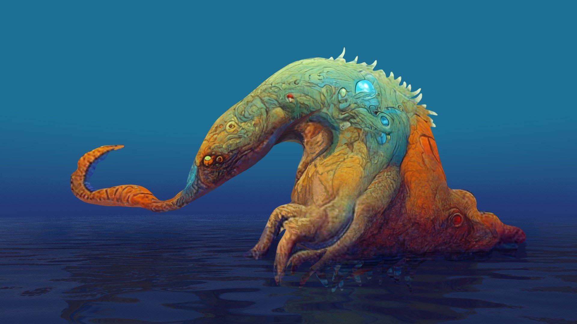 Sea Monster 3d model