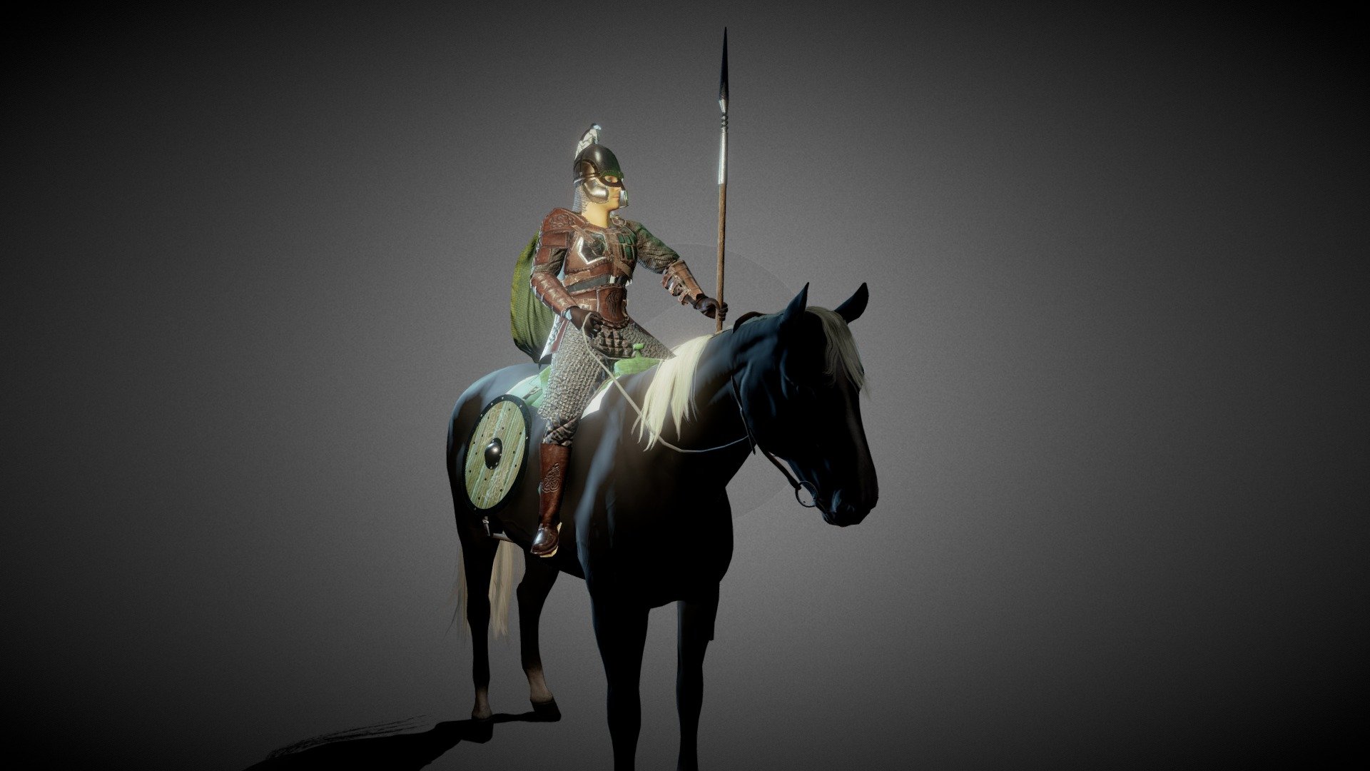 Rohan Rider "Rohirrim" 3d model